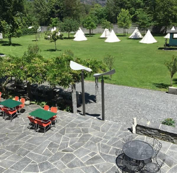 Hotel Ostello & Camping Riposo Losone Exterior foto